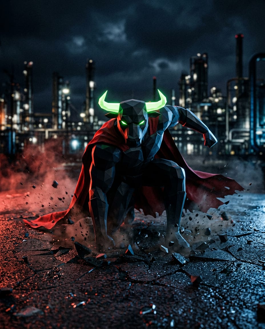 $SUPERANSEM landing on cracked asphalt